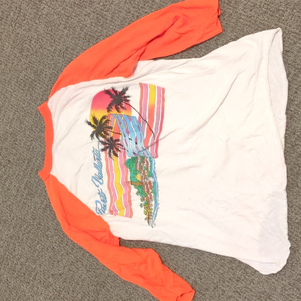 Vintage Puerto Vallarta Baseball Tee